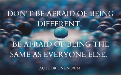 Be Different…It’s So Worth It.